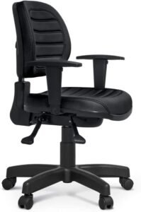 Cadeira Executiva Giratória Martiflex Internauta Premium NR17 N-INT6022PT25COPT Couríssimo Preto