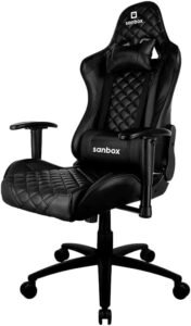 Cadeira Gamer Ergonômica Sanbox Diamond - Preta