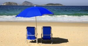 cadeira de praia alta