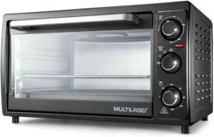 Forno Elétrico 127V com 1500W Capacidade de 46 Litros Temporizador e Seletor de Temperatura Preto Multilaser - CE026