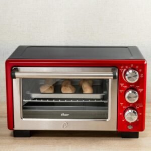  Forno Elétrico, Convection Cook, 18L, Vermelho, 220v, Oster 