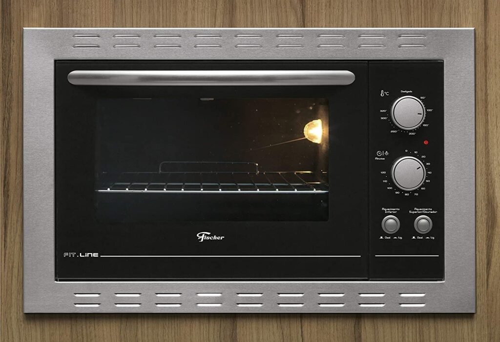 Forno Elétrico Fischer Fit Line Embutir 44L New Inox 220V