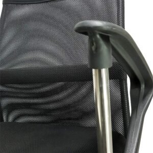 Cadeira Presidente Giratória, Mymax, 25.008922, Preto braço da cadeira