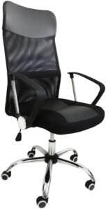 Cadeira Presidente em Tela Mesh Pel-8009 Preta