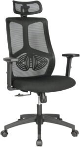 Cadeira de Escritório Executiva Monaco Preta