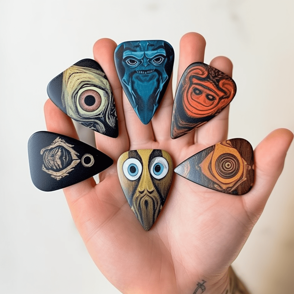 Fique de olho no formato das palhetas para violão