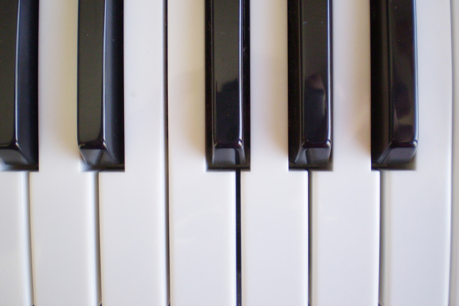 As teclas de piano