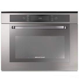 Micro-ondas Brastemp De Embutir 40 Litros cor inox com Grill - BMO40AR 220V