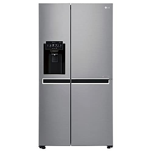 Refrigerador Side by Side LG de 02 Portas Frost Free com 601 Litros, Moist Balance Crisper, Aço Escovado - GC-L247S