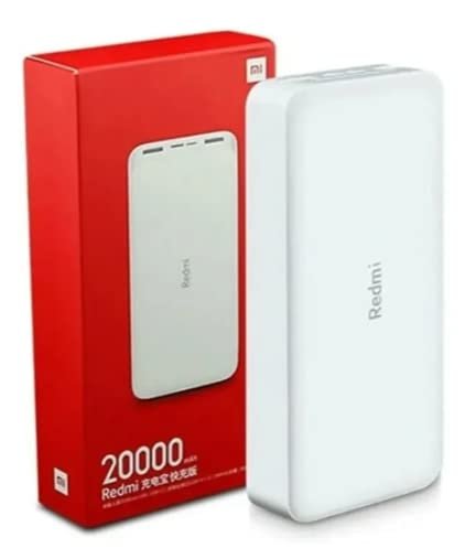 Carregador Portatil Powerbank Xiaomi 20000mah - Branco
