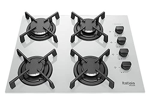 Cooktop Vitrum 4 Bocas - Branco
