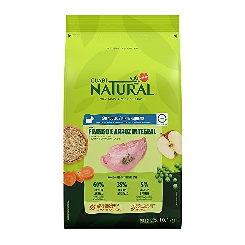 Ração Guabi Natural Raças Pequenas Frango Arroz - 10,1kg