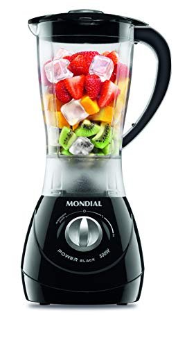 Liquidificador Mondial, Power Black 550W, 110V, 1,9L - L-28