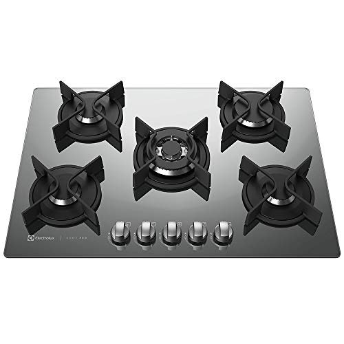 Cooktop Electrolux GC75U a Gás 5 Bocas Prata Home Pro - Bivolt