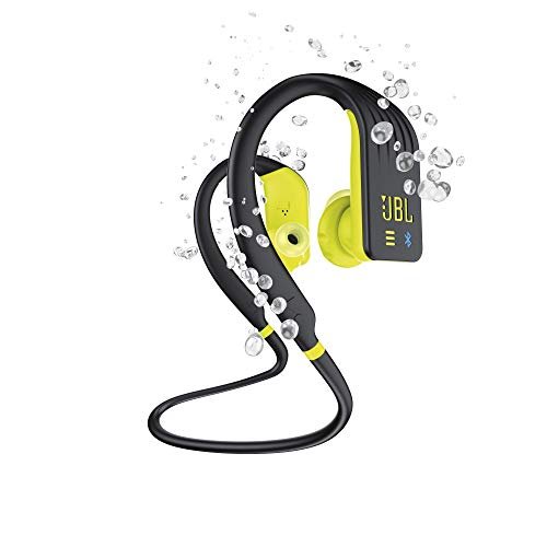 JBL Endurance Dive Fone de Ouvido Bluetooth, Á Prova de Água, Preto/Verde
