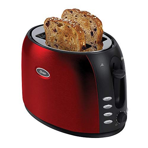 Torradeira De Aço Inox Vermelho, 110v, Oster